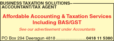 Business Taxation Solutions?Accountant/Tax Agent - Accountant Find 2