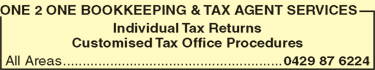One 2 One Bookkeeping & Tax Agent Services - Accountant Find 3