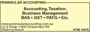 Peninsular Accounting - Accountant Find 5