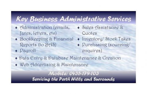 Key Business Administrative Services - Accountant Find 0